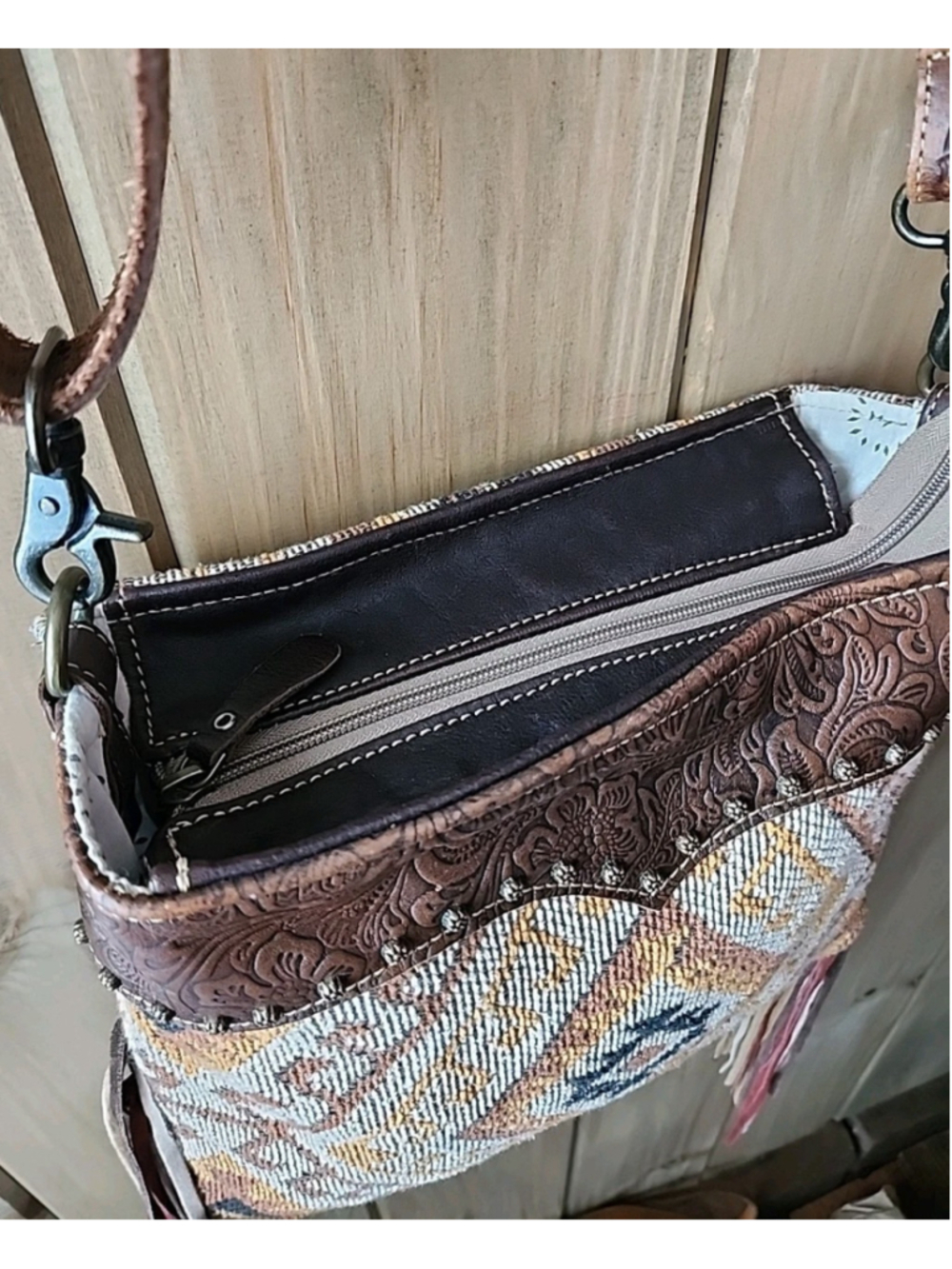 Myra Bag Crossbody Purse With Fringe | Western Boho Festival - Picture 2 of 8